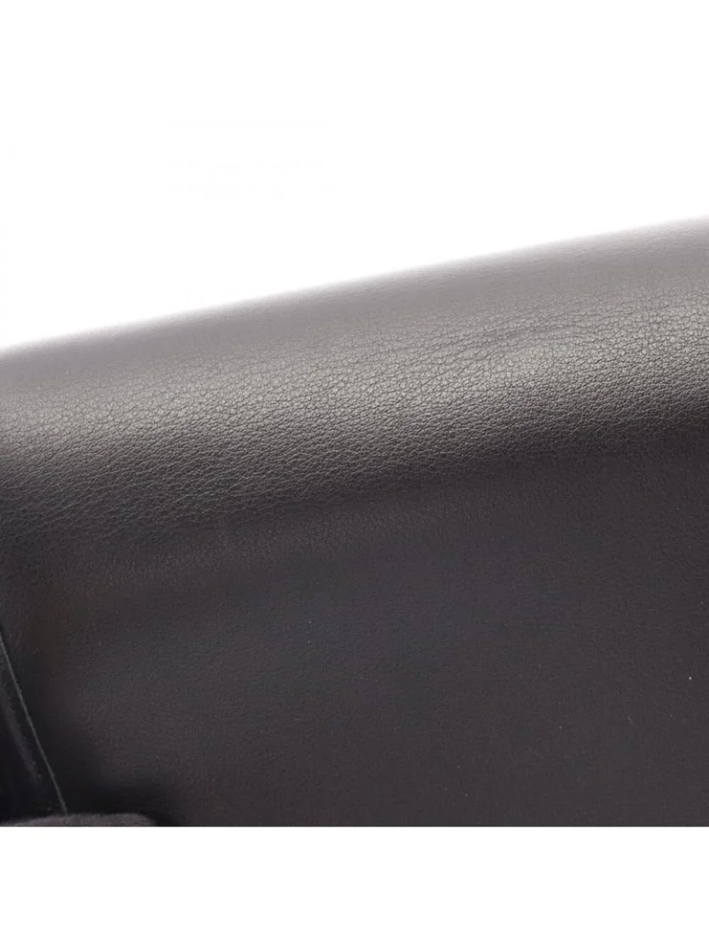 Celine Shoulder Bag Besace Triomphe Black Leather Small Strap